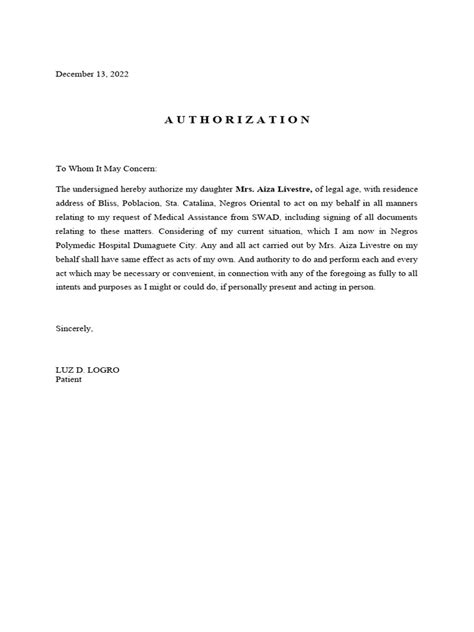authorization letter for pcso financial assistance|How to Avail of PCSO Medical Assistance Program .